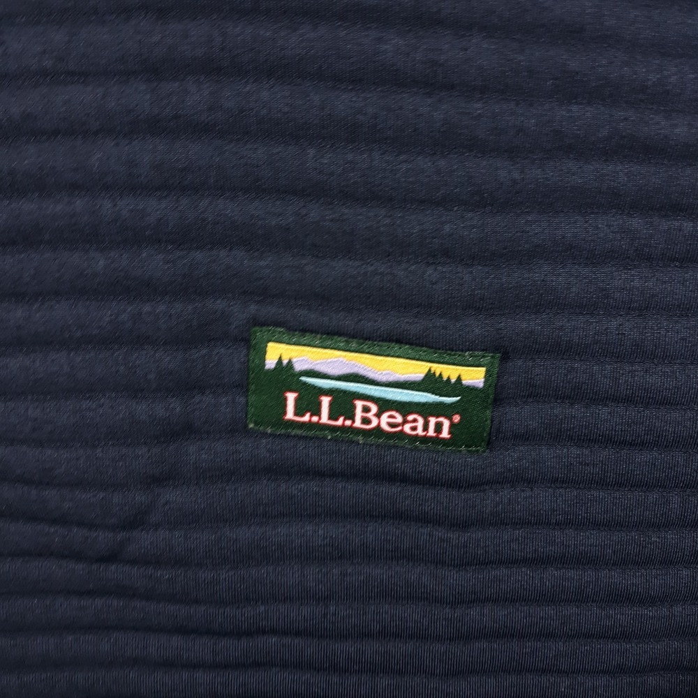 L.L. Bean Vest Mens XL Slightly Fitted Full Zip Blue Outdoor Travel Hiking - Picture 4 of 9